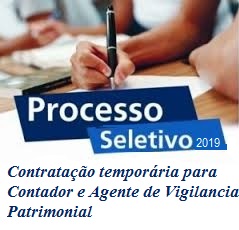 Processo Seletivo 2019 – Resumo